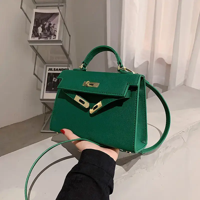 Women's Beige Leather Shoulder Bag with Gold Plated Hardware — feature 36