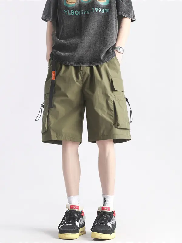Men's Black Waterproof Functional Shorts Summer Casual - Image 5