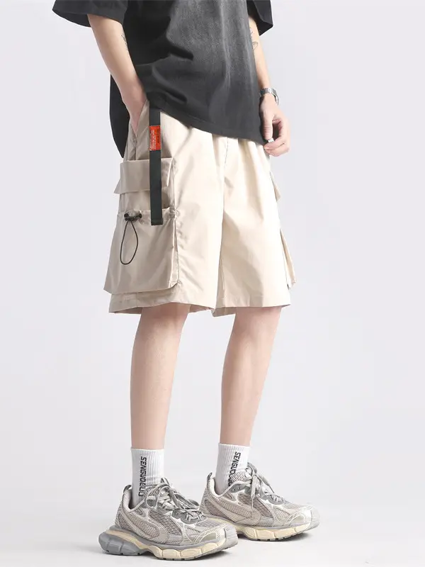 Men's Black Waterproof Functional Shorts Summer Casual - Image 6