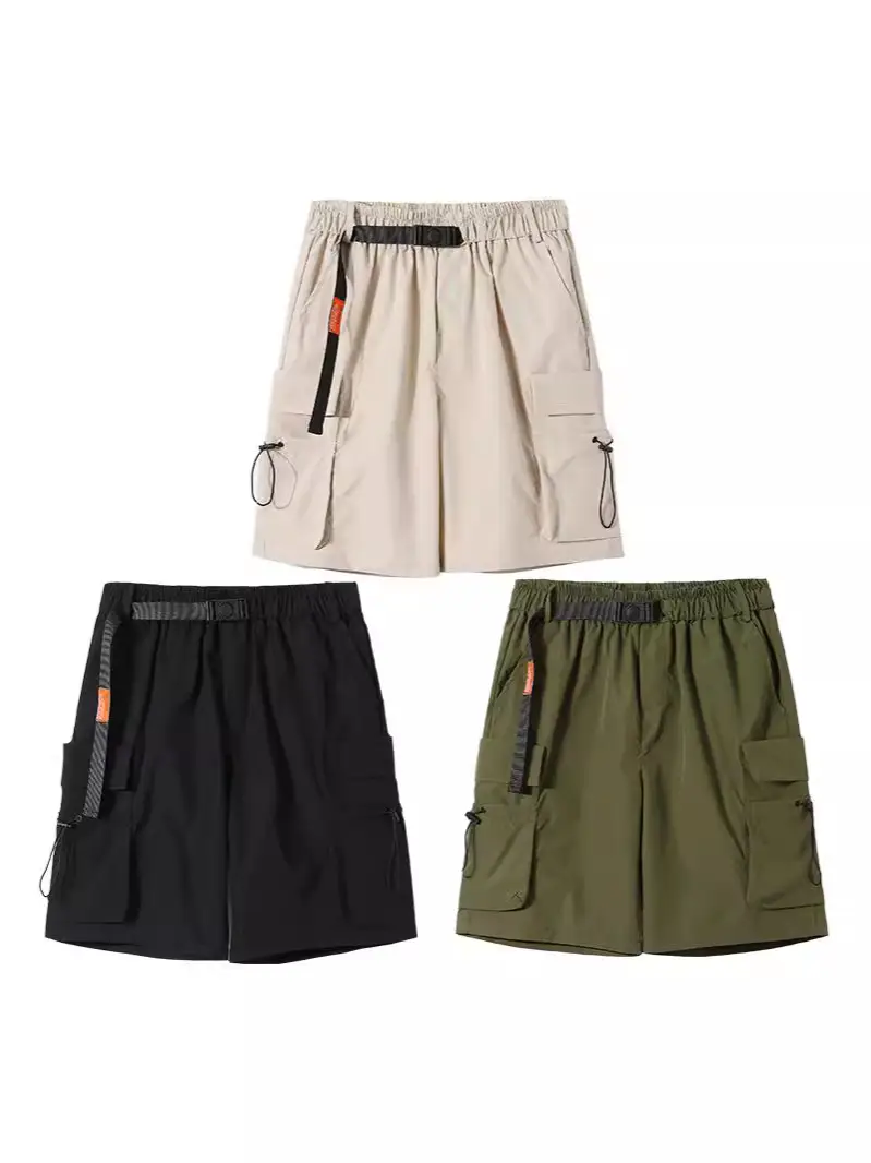 Men's Black Waterproof Functional Shorts Summer Casual - Image 8