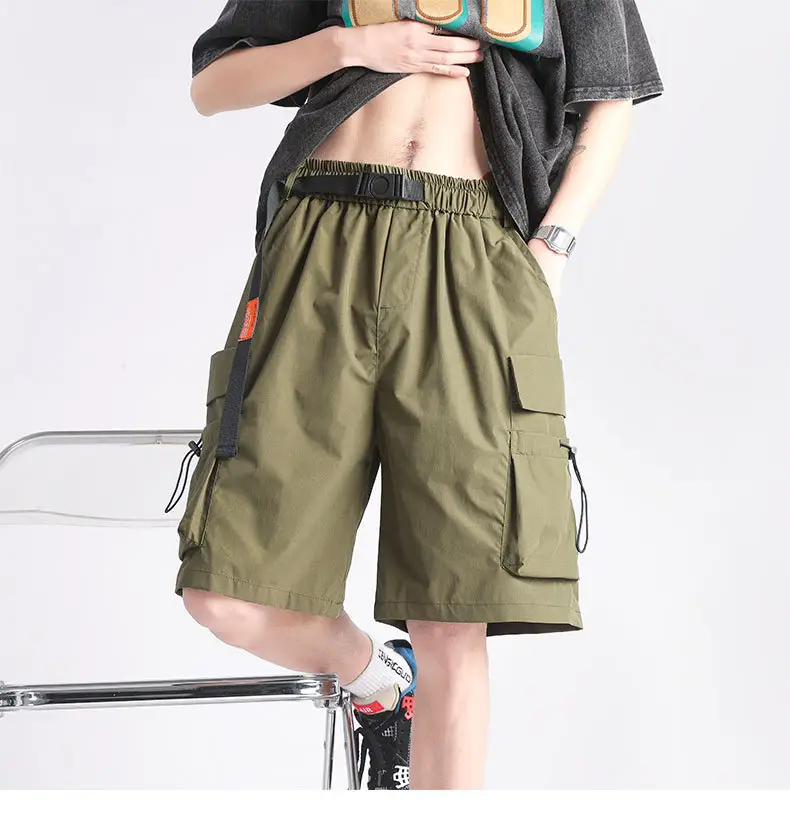 Men's Black Waterproof Functional Shorts Summer Casual — feature 2