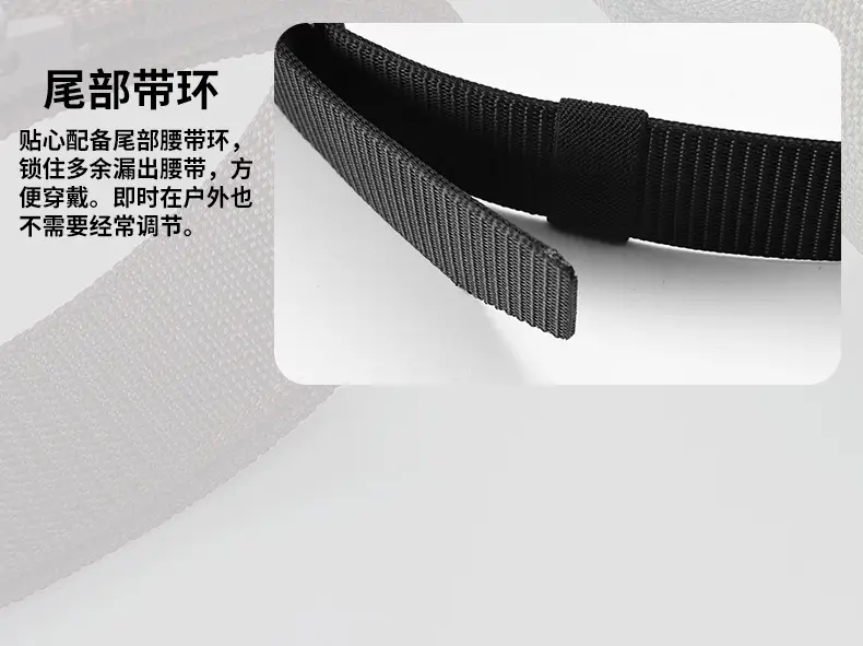Men's Blue Nylon Belt with Automatic Buckle — feature 27