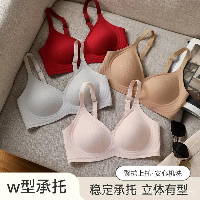 Women's Black Fixed Cup Pull-Up Bra Summer Wear - Image 9