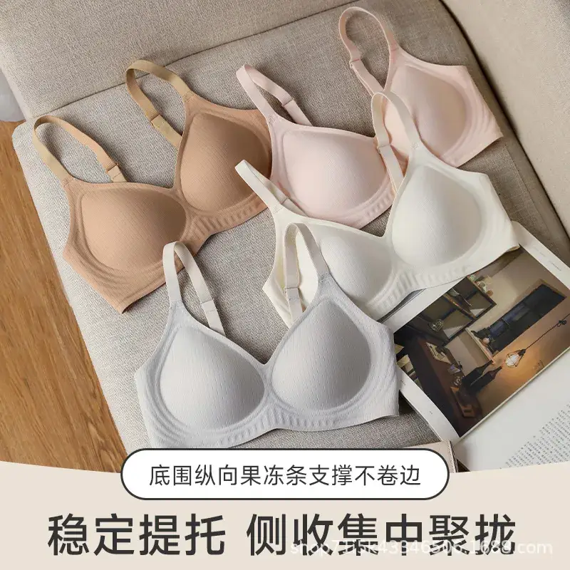 Women's Black Fixed Cup Pull-Up Bra Summer Wear - Image 10