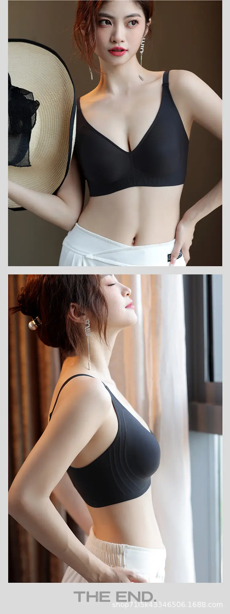 Jelly Seamless Bra for Women Large Busts Fixed Cup Breathable — feature 23