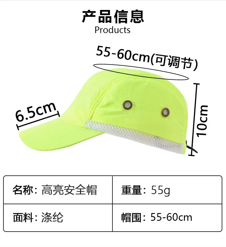 High-Visibility Reflective Sun Hat for Men Women — feature 16