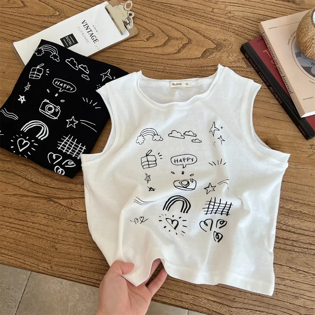 Boys Cotton Vest Sleeveless Summer Outfit - Image 6