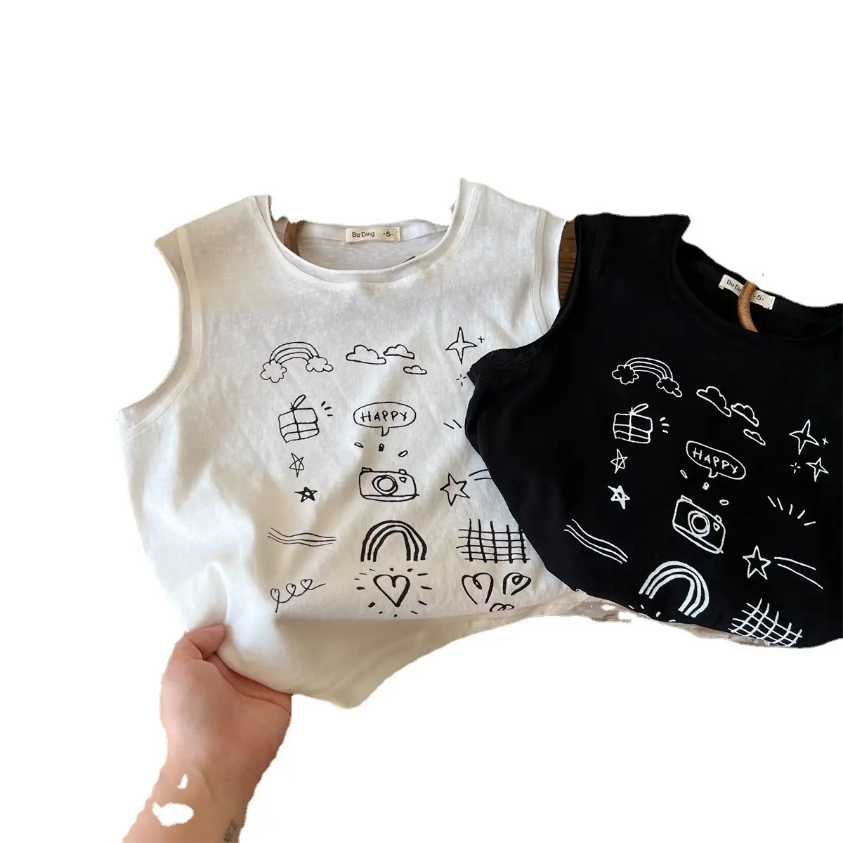 Boys Cotton Vest Sleeveless Summer Outfit - Image 7