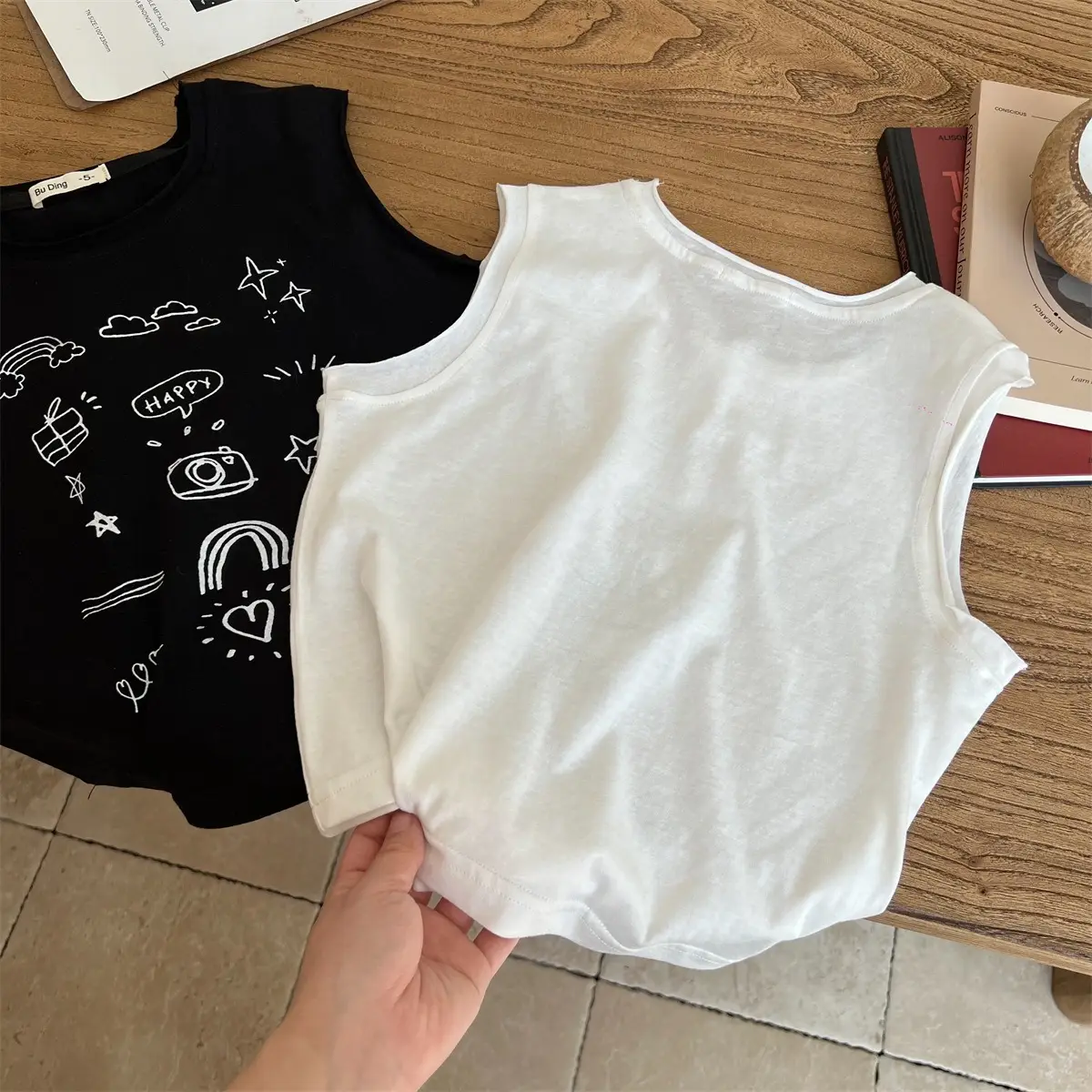 Boys Cotton Vest Sleeveless Summer Outfit — feature 10
