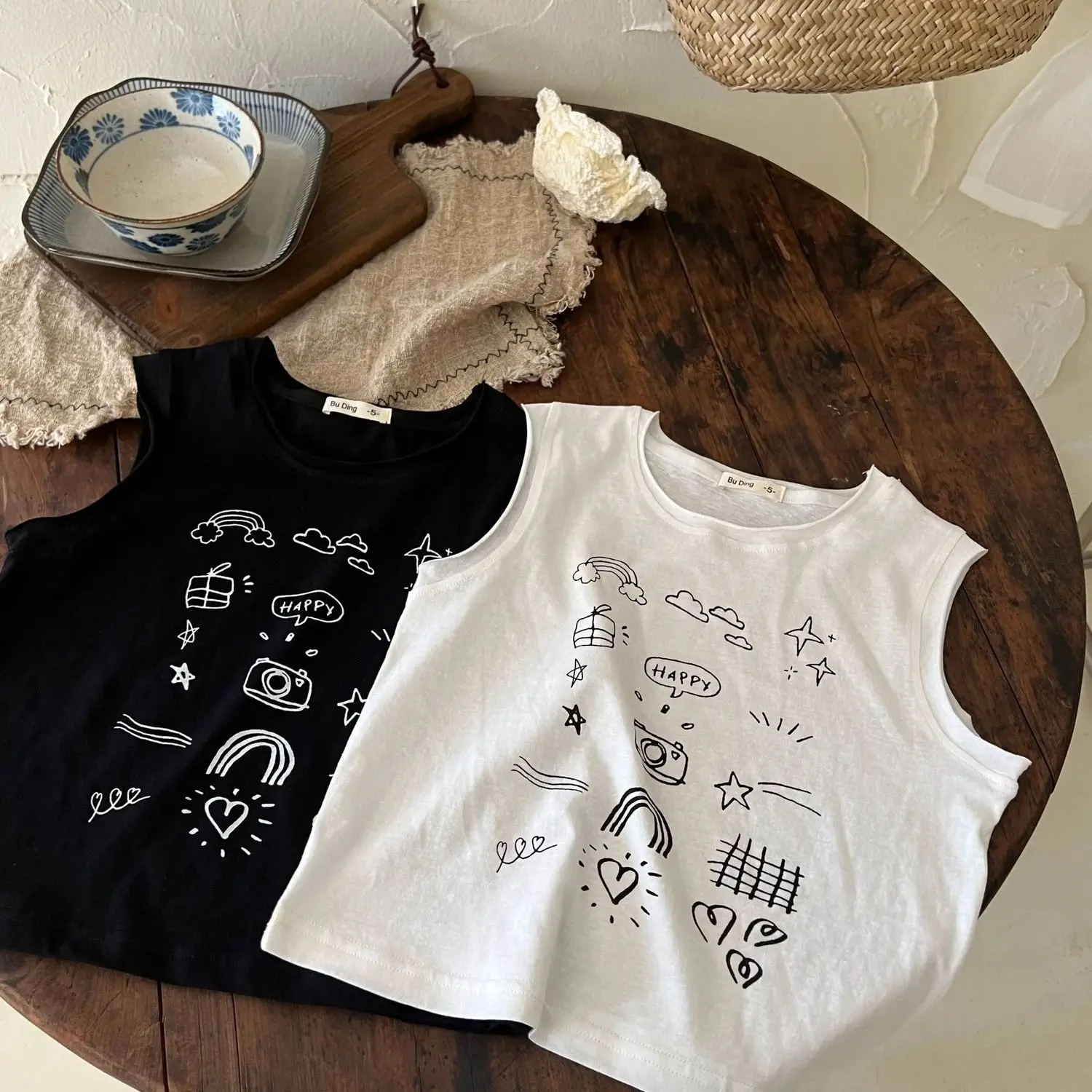 Boys Cotton Vest Sleeveless Summer Outfit — feature 2