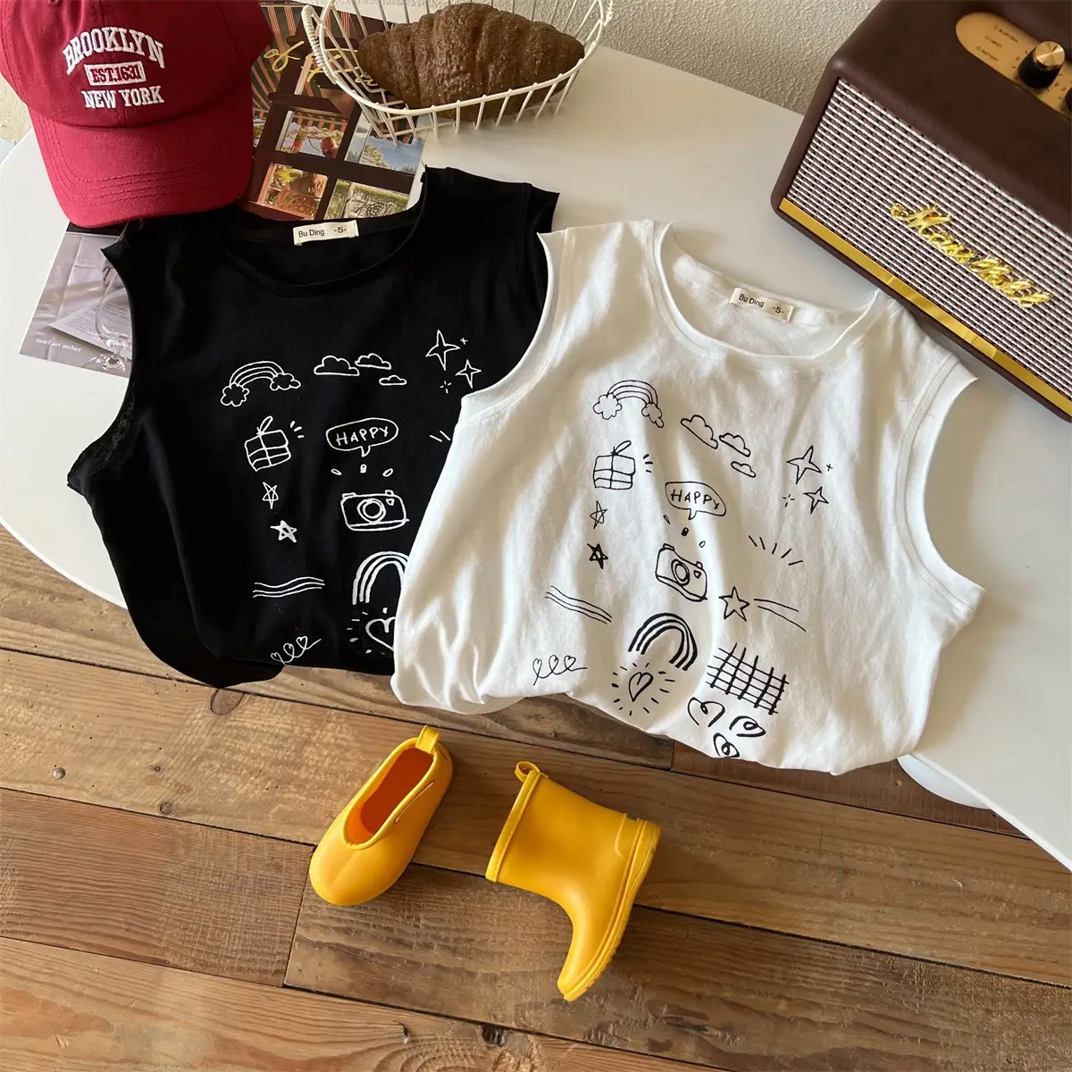 Boys Cotton Vest Sleeveless Summer Outfit — feature 7