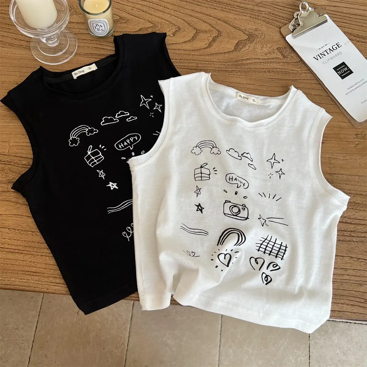 Boys Cotton Vest Sleeveless Summer Outfit — feature 8