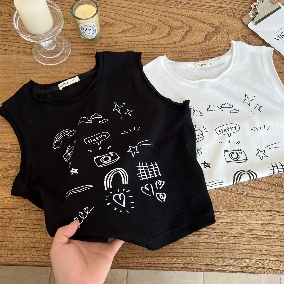 Boys Cotton Vest Sleeveless Summer Outfit — feature 9