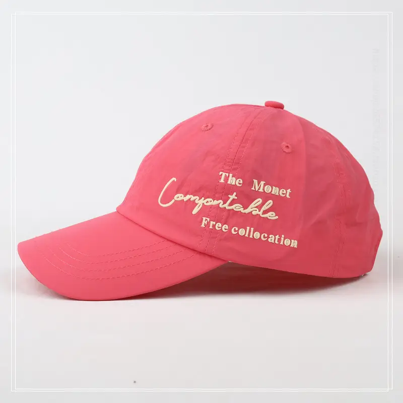 Men Women Orange Letter Cap Summer Baseball Hat