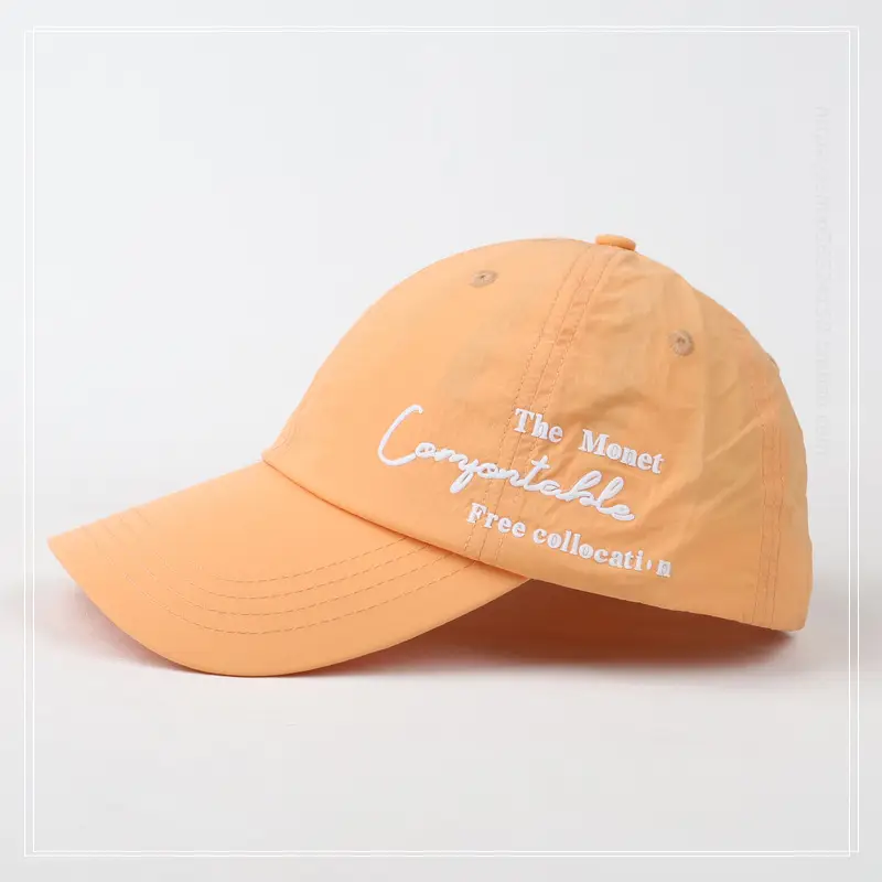Men Women Orange Letter Cap Summer Baseball Hat — feature 13