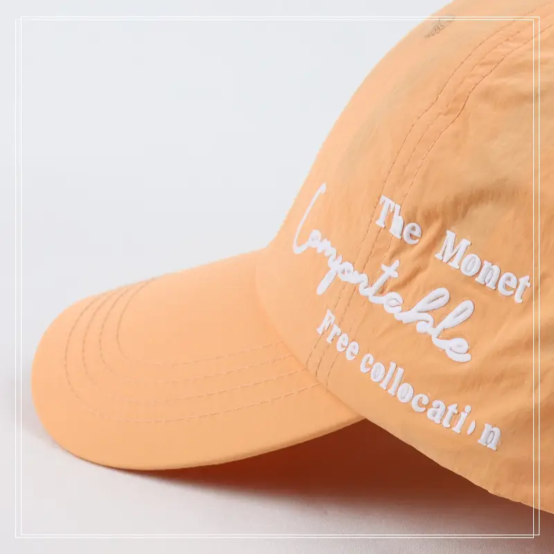 Men Women Orange Letter Cap Summer Baseball Hat — feature 15