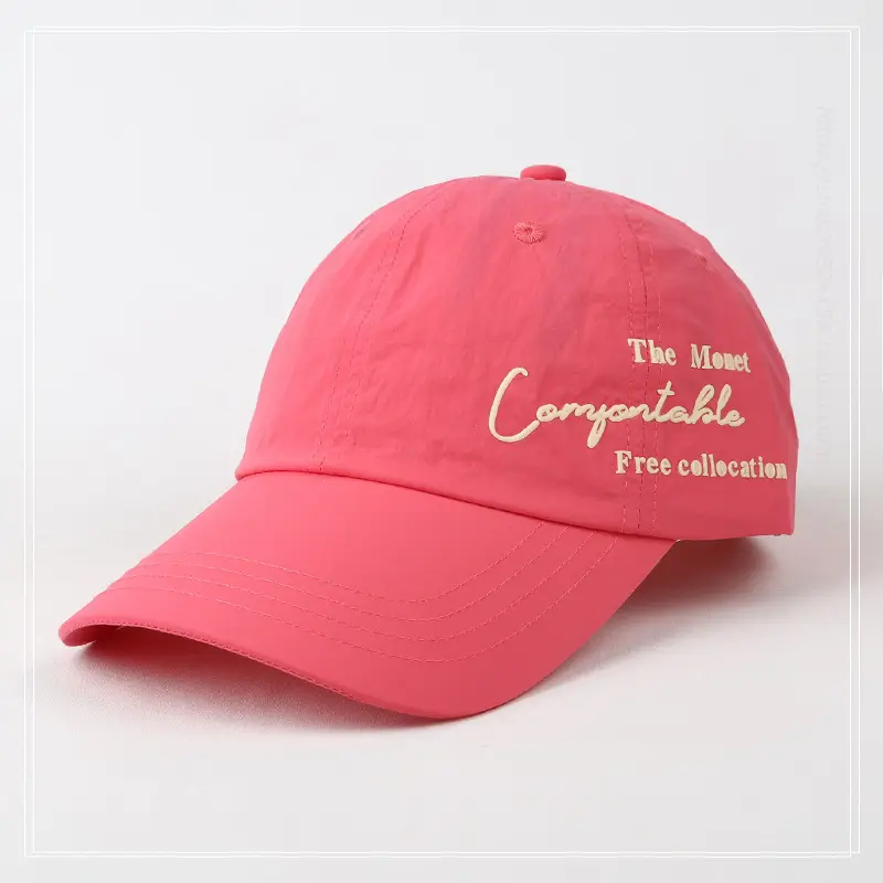 Men Women Orange Letter Cap Summer Baseball Hat — feature 4