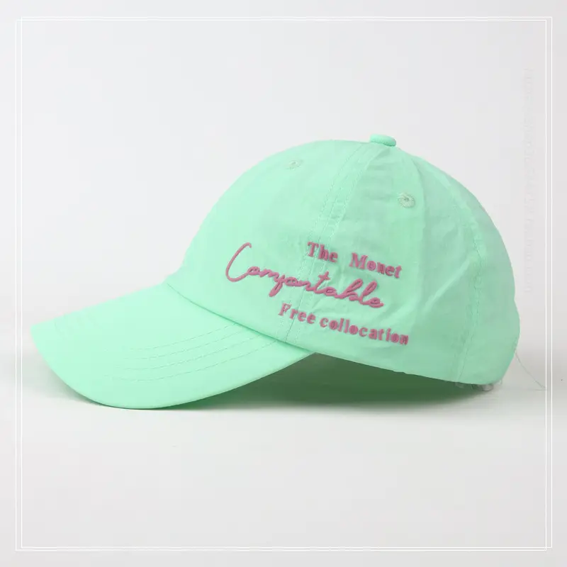 Men Women Orange Letter Cap Summer Baseball Hat — feature 7