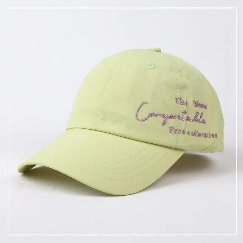 Men Women Orange Letter Cap Summer Baseball Hat
