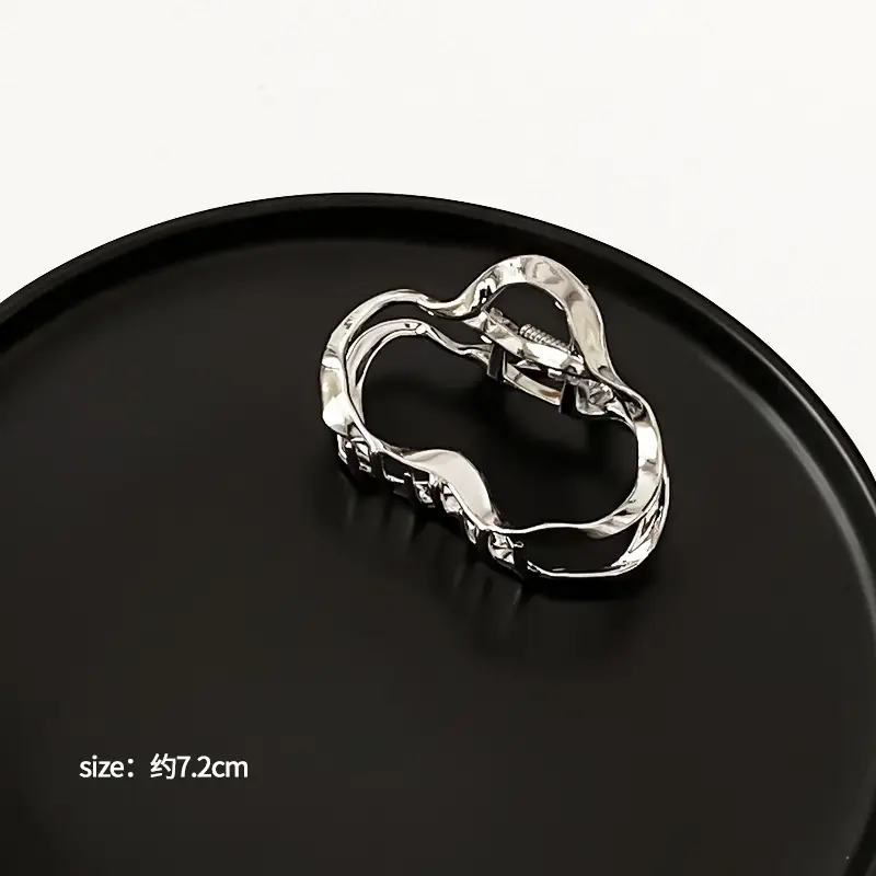 Silver Cold Style Hairpin with Stone Accents - Image 31