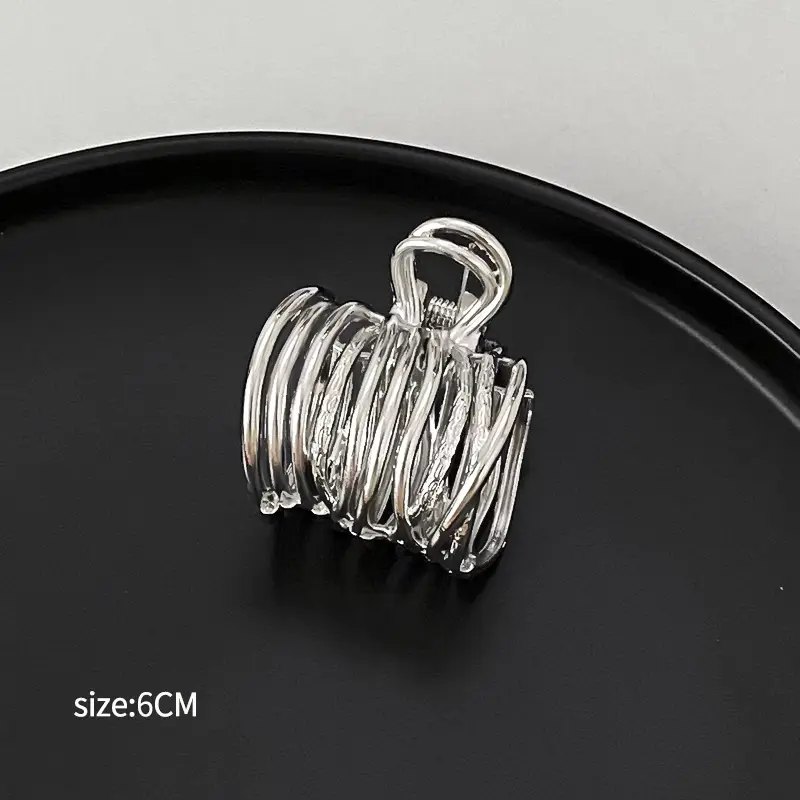 Silver Cold Style Hairpin with Stone Accents - Image 32