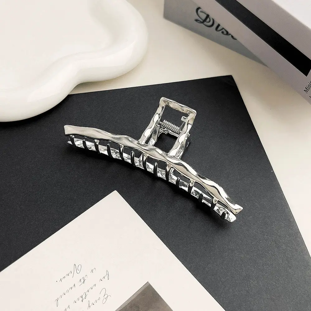 Silver Cold Style Hairpin with Stone Accents - Image 34