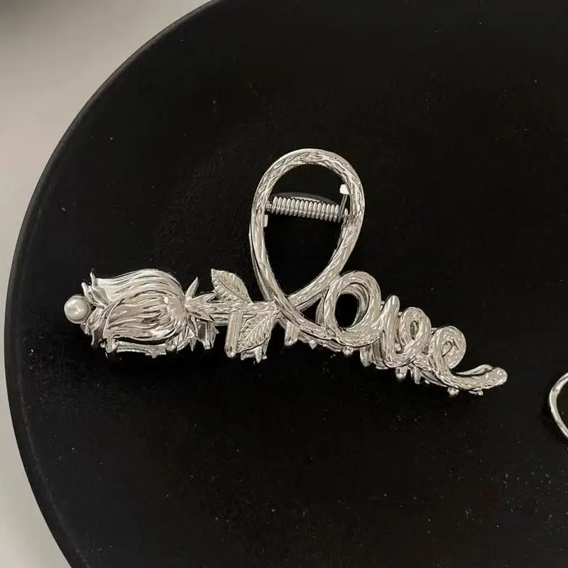 Silver Cold Style Hairpin with Stone Accents - Image 35