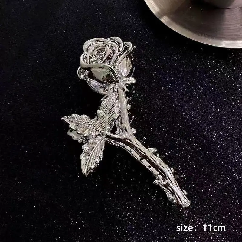 Silver Cold Style Hairpin with Stone Accents - Image 39