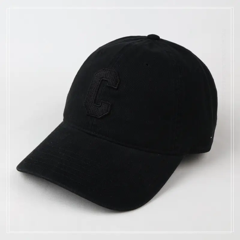 Women's Gray C Embroidered Baseball Cap — feature 3