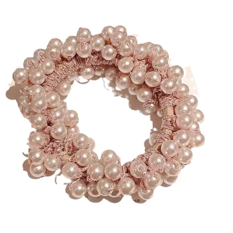 Korean Pearl Hair Ring Bracelet Dual Purpose High Elastic - Image 8