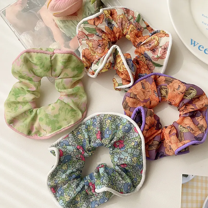 Floral Heart Ponytail Hair Tie for Girls - Image 10