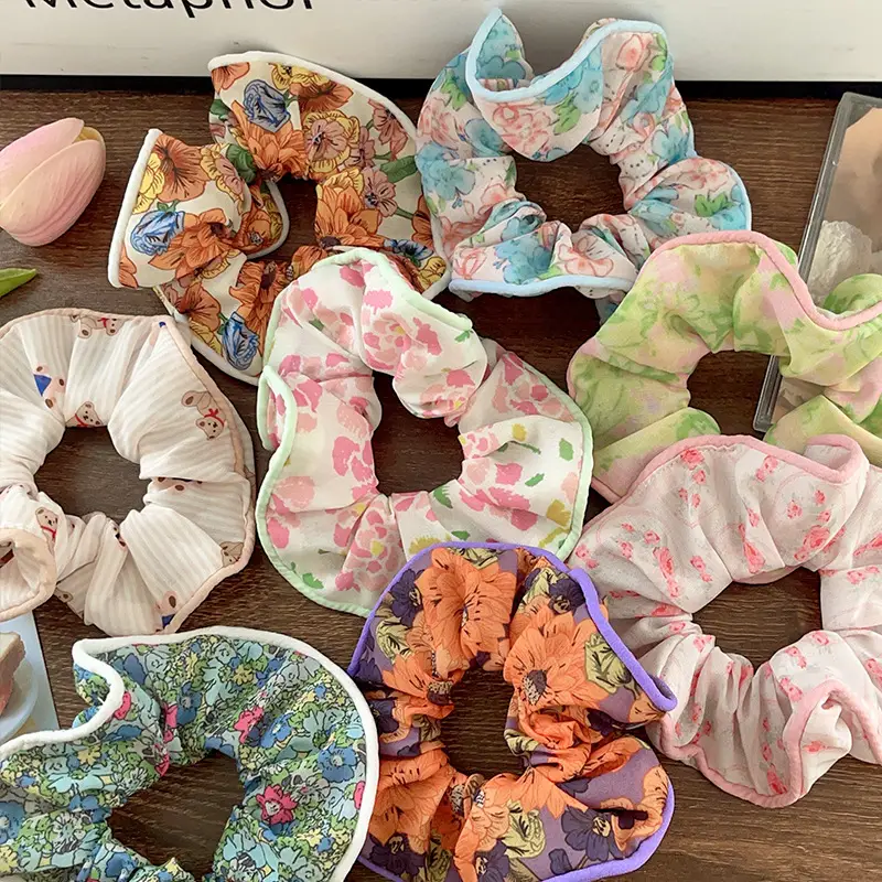 Floral Heart Ponytail Hair Tie for Girls — feature 11