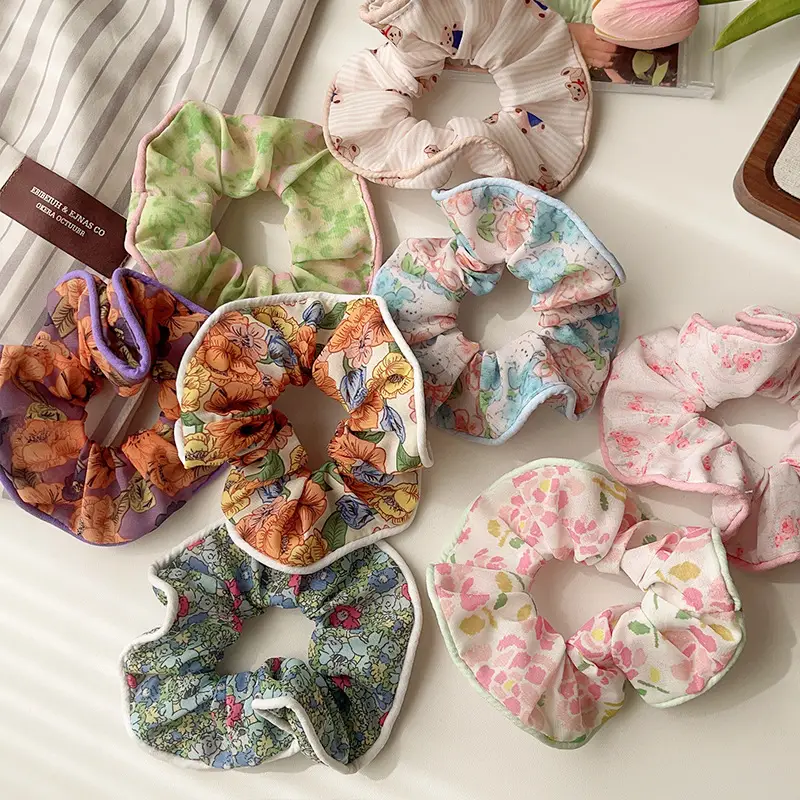 Floral Heart Ponytail Hair Tie for Girls — feature 4