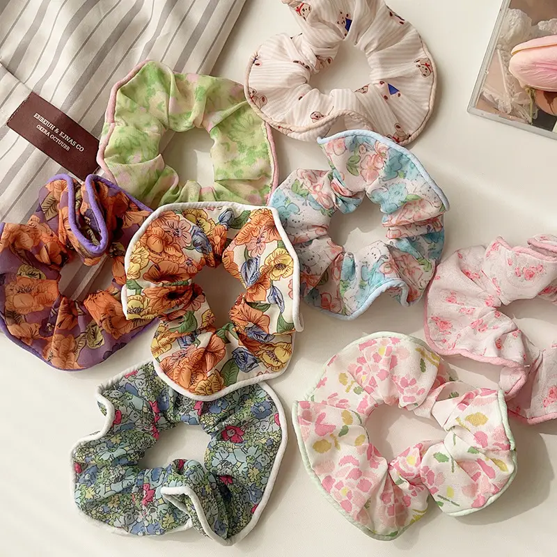 Floral Heart Ponytail Hair Tie for Girls — feature 5