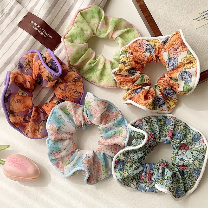 Floral Heart Ponytail Hair Tie for Girls — feature 6