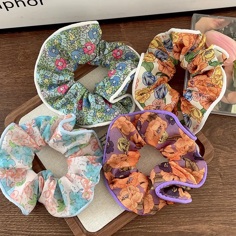 Floral Heart Ponytail Hair Tie for Girls — feature 9
