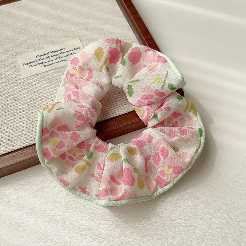 Floral Heart Ponytail Hair Tie for Girls - Image 5