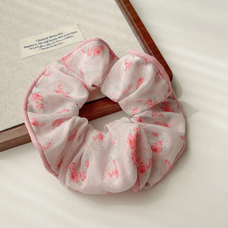 Floral Heart Ponytail Hair Tie for Girls - Image 6