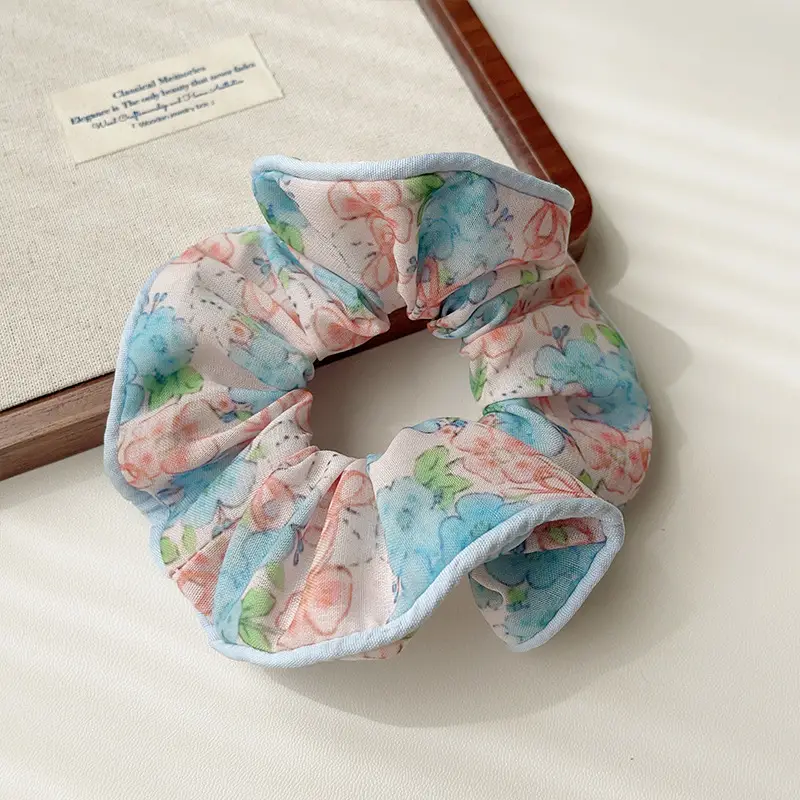 Floral Heart Ponytail Hair Tie for Girls - Image 7