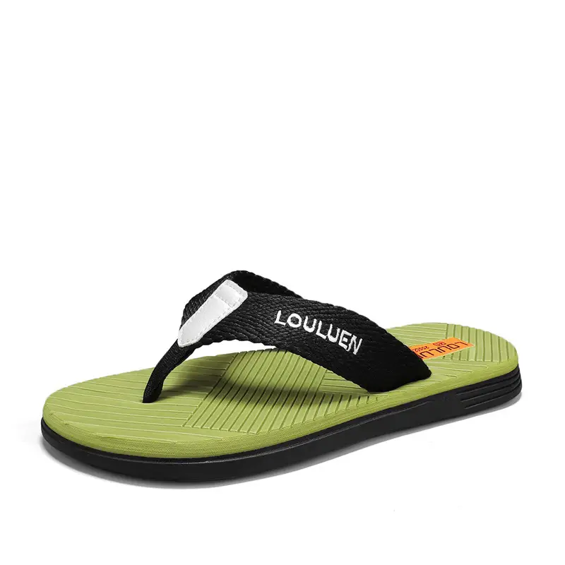 Summer plus size Flip-flops Men's Outer Wear Flip-flops Casual Trendy Non-slip Distinctive Fashionable Beach Sandals and Slippers - Image 9