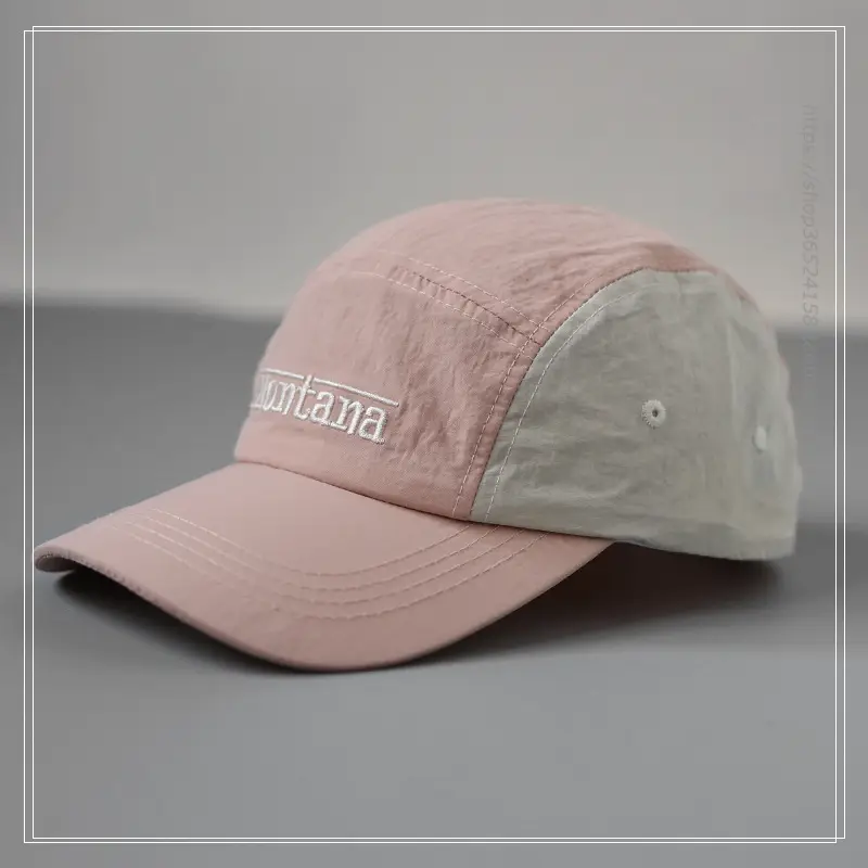 Montana branded grey baseball cap with embroidered logo — feature 10