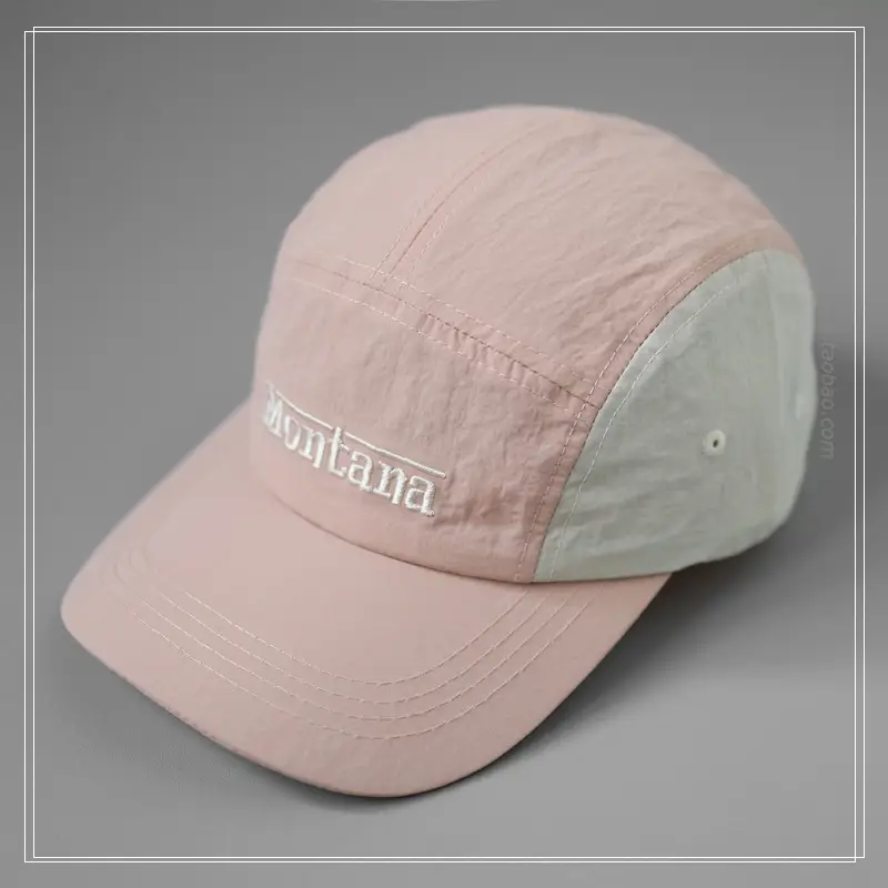 Montana branded grey baseball cap with embroidered logo — feature 3