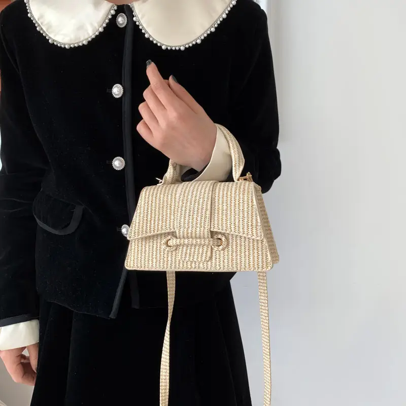 Trendy White Textured Shoulder Bag for Women