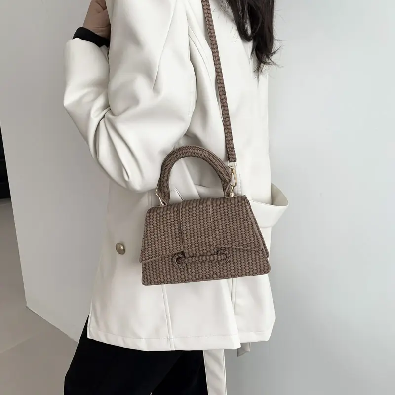 Trendy White Textured Shoulder Bag for Women