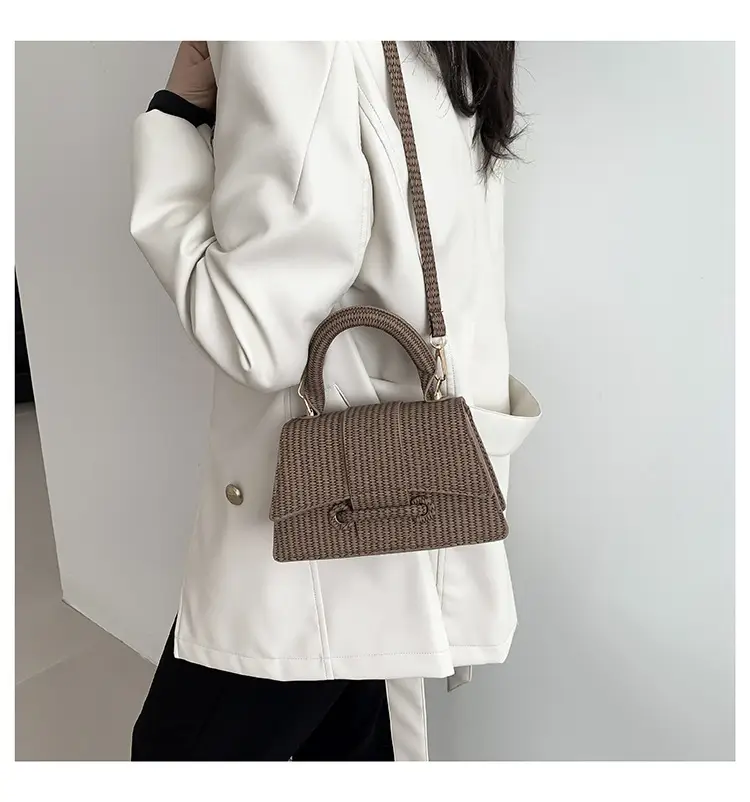 Trendy White Textured Shoulder Bag for Women — feature 10