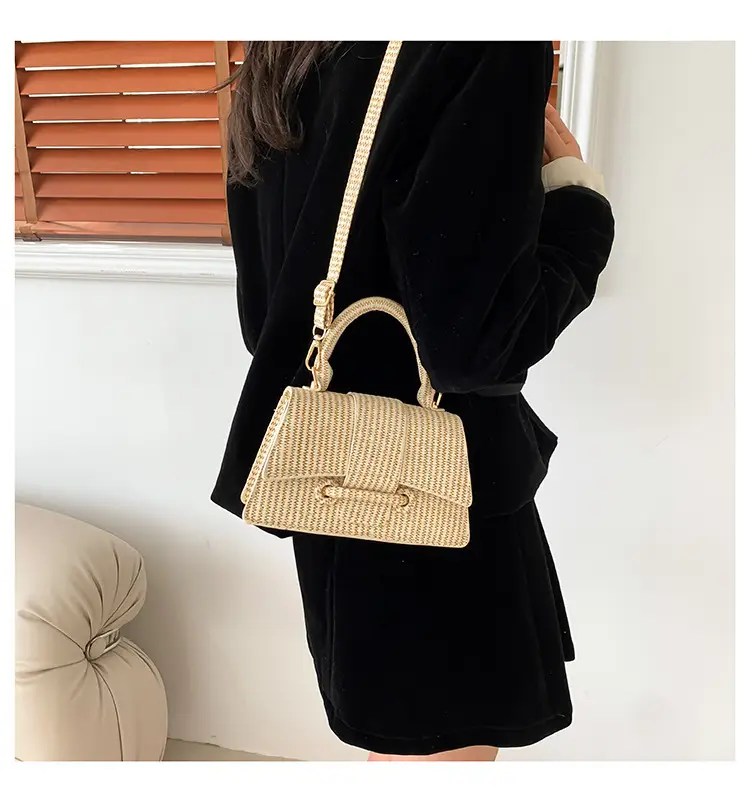 Trendy White Textured Shoulder Bag for Women — feature 15