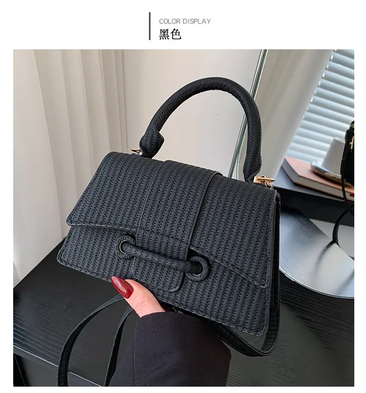 Trendy White Textured Shoulder Bag for Women — feature 19