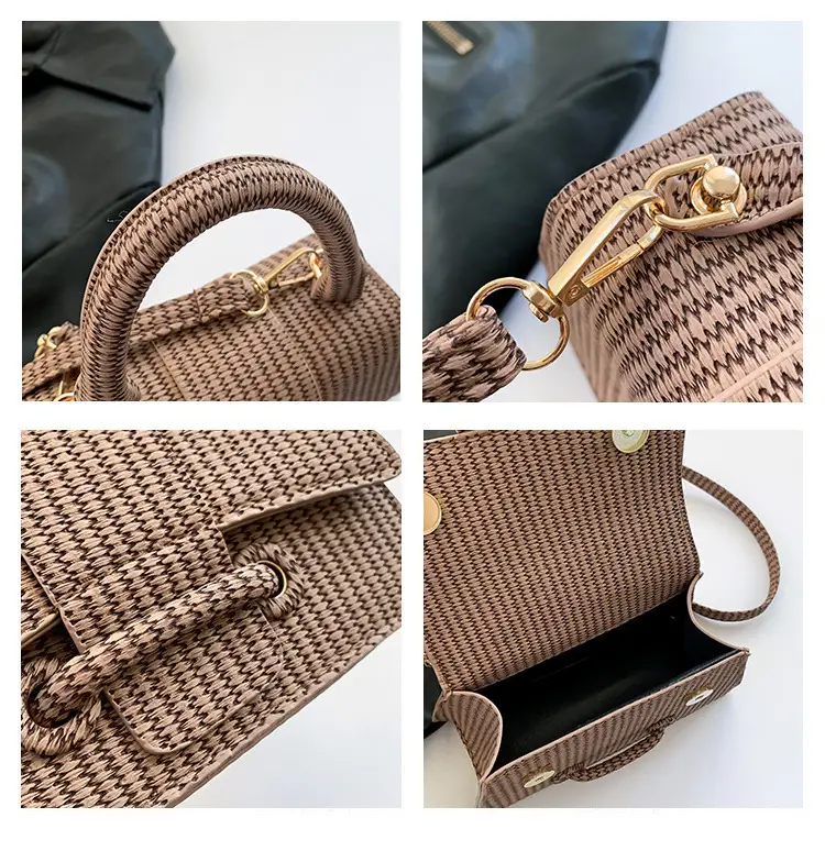 Trendy White Textured Shoulder Bag for Women — feature 8