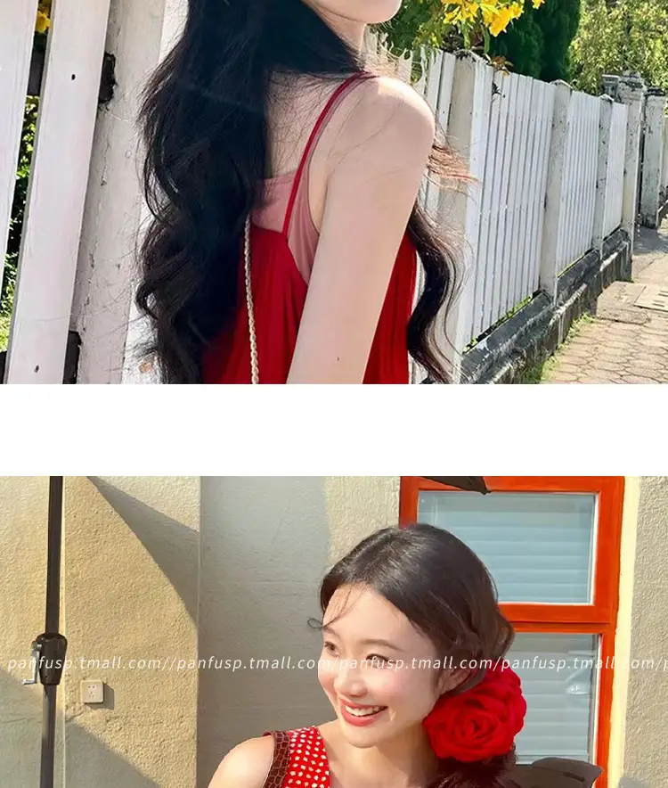 Rose Flower Hairpin Clip Red 2024 Women — feature 10