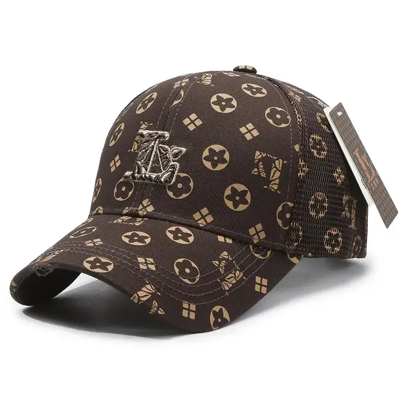 Men Beige Duck Logo Baseball Cap All Match - Image 2